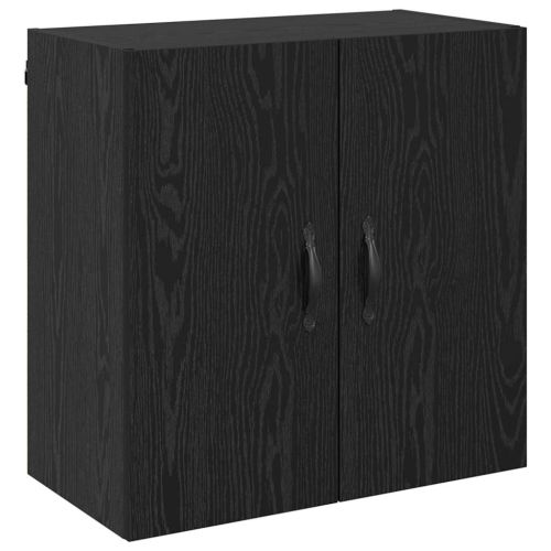 Стенно шкафче Черния дъб 60 x 31 x 60 см Инженерно дърво