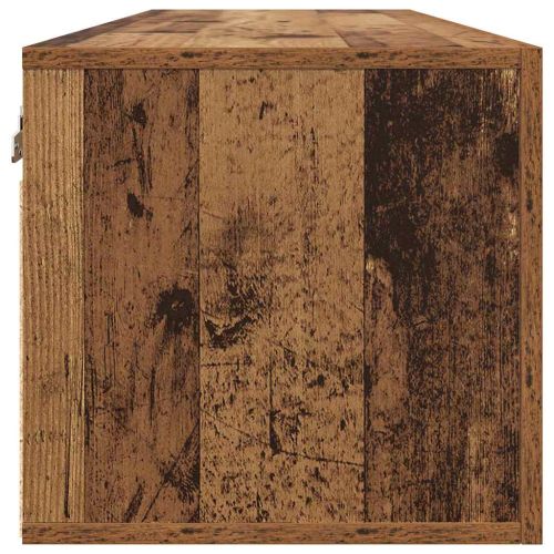 Стенен шкаф Старо дърво 80 x 36.5 x 35 cm Инженерно дърво