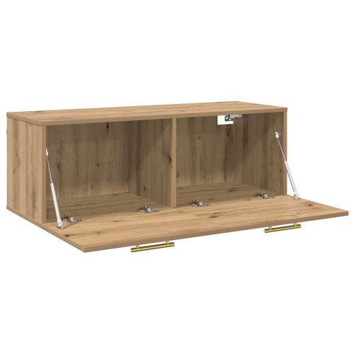 Стенен шкаф 100 x 36.5 x 35 cm Инженерна дървесина дъб артизан