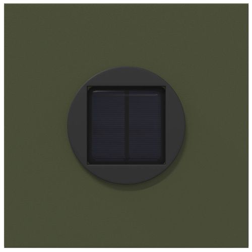 Соларна LED светлина за пътека 2 бр. Топло бяло 18 x 18 x 80 см