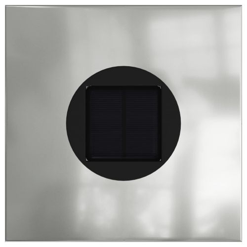 Соларна LED светлина за пътека 2 pcs Топло бяло 18 x 18 x 80 см