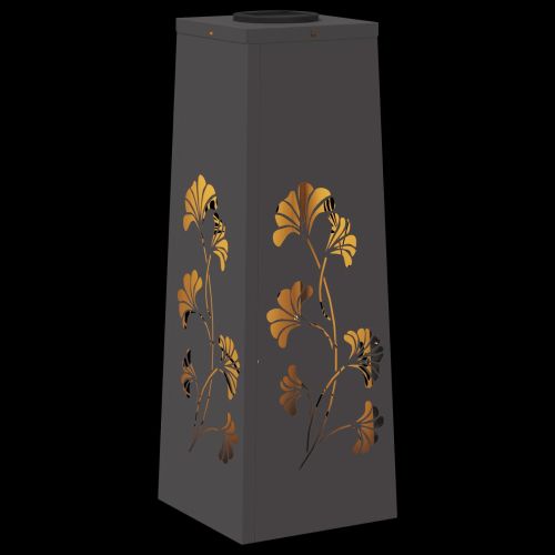 Соларна LED светлина за пътека 2 pcs Черно