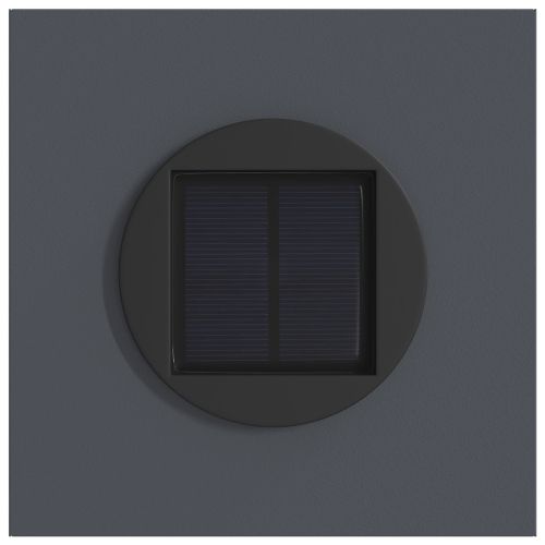 Соларна LED светлина за пътека 2 pcs Антрацит