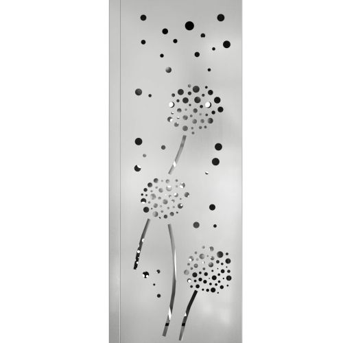 Соларна LED светлина за пътека 2 pcs Сребрист