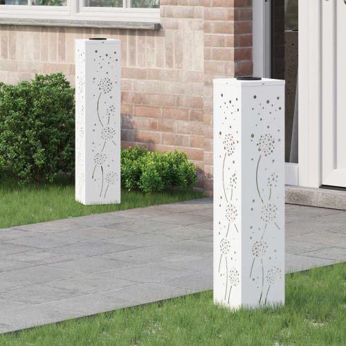 Соларна LED светлина за пътека 2 pcs Бяло