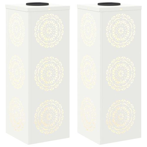 Соларна LED светлина за пътека 2 pcs Бяло