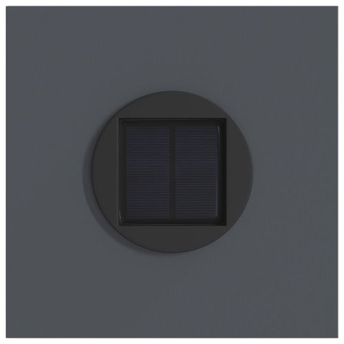 Соларна LED светлина за пътека 2 бр. Топло бяло 18 x 18 x 50 см