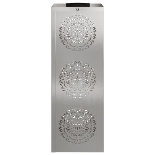 Соларна LED светлина за пътека 2 бр. Топло бяло 18 x 18 x 50 см