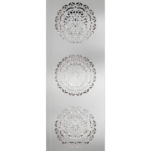 Соларна LED светлина за пътека 2 бр. Топло бяло 18 x 18 x 50 см