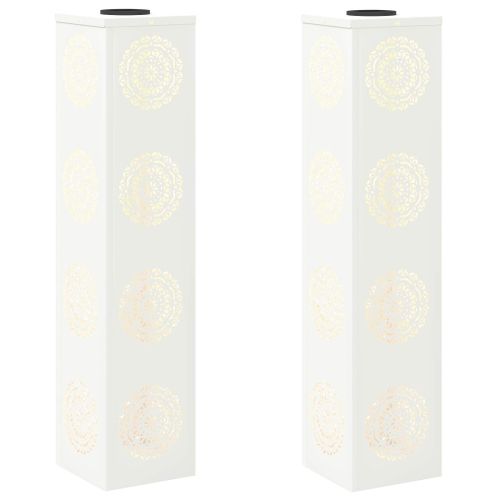 Соларна LED светлина за пътека 2 pcs Бяло