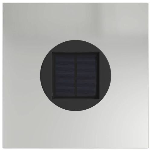 Соларна LED светлина за пътека 2 бр. Топло бяло 18 x 18 x 80 см