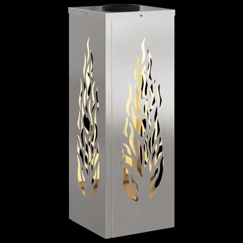 Соларна LED светлина за пътека 2 pcs Топло бяло 18 x 18 x 50 см