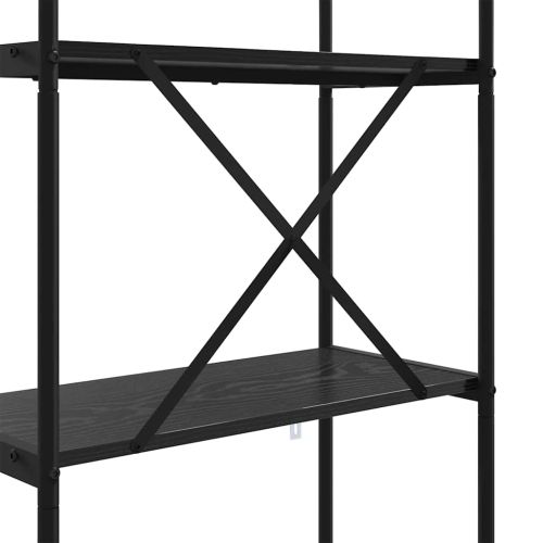 Рафт за книги 4 нива 80 x 30 x 146 см Инженерна дървесина
