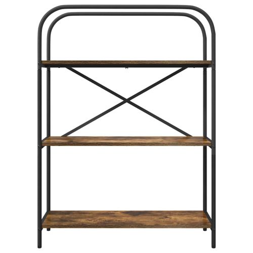 Рафт за книги Димян дъб 80 x 30 x 109 см Инженерно дърво