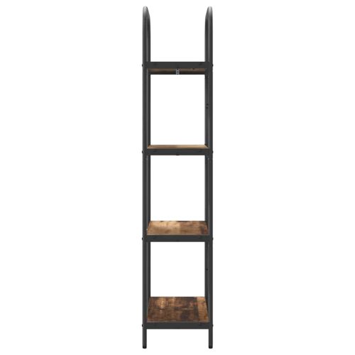 Рафт за книги 4 нива 60 x 30 x 146 см Инженерна дървесина