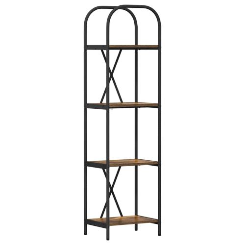 Рафт за книги Димян дъб 40 x 30 x 146 см Инженерно дърво