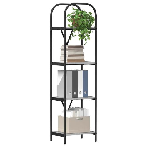 Рафт за книги 4 нива 40 x 30 x 146 см Инженерна дървесина