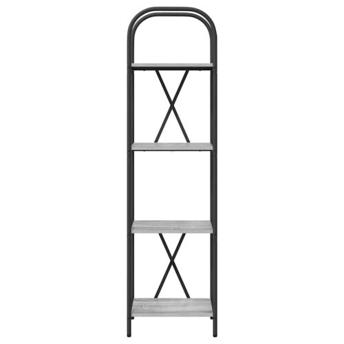 Рафт за книги 4 нива 40 x 30 x 146 см Инженерна дървесина