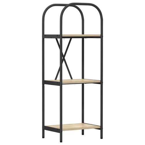 Рафт за книги Сонома дъб 40 x 30 x 109 см Инженерно дърво