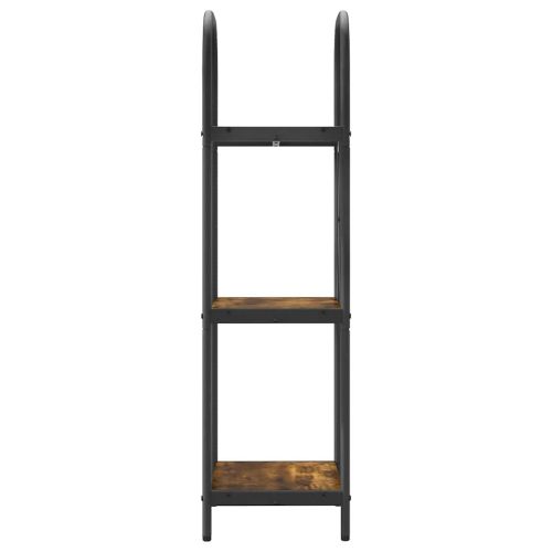 Рафт за книги 3 нива 40 x 30 x 109 см Инженерна дървесина