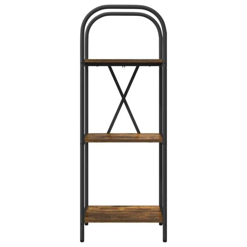 Рафт за книги 3 нива 40 x 30 x 109 см Инженерна дървесина