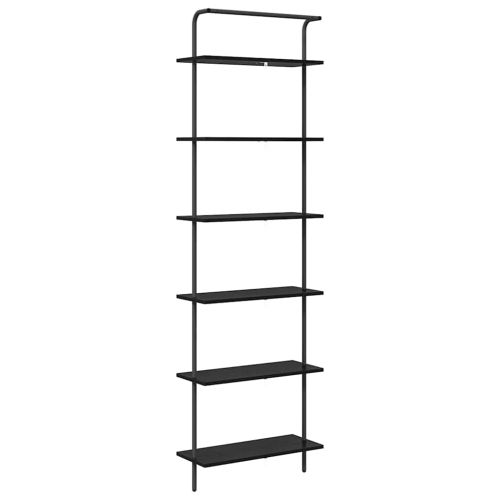 Рафт за книги 6 нива 60 x 24 x 203 см Инженерна дървесина