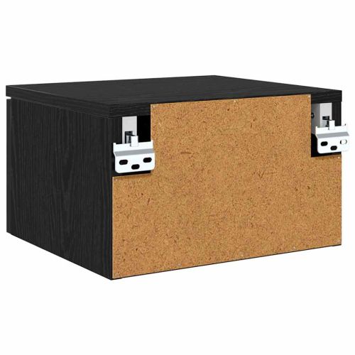 Нощен шкаф 2 pcs Черния дъб 34 x 30 x 20 см Инженерно дърво