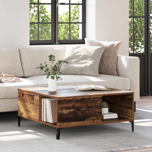 Масичка за кафе Старо дърво 80 x 80 x 36,5 см Инженерно дърво