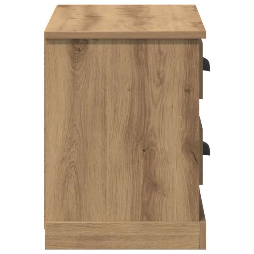 ТВ шкаф 99,5 x 35,5 x 48 см Дъб Инженерно дърво
