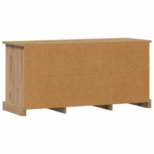 ТВ шкаф 99,5 x 35,5 x 48 см Дъб Инженерно дърво