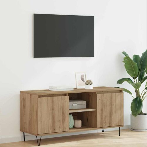 ТВ шкаф Дъб 104 x 35 x 50 см Инженерно дърво