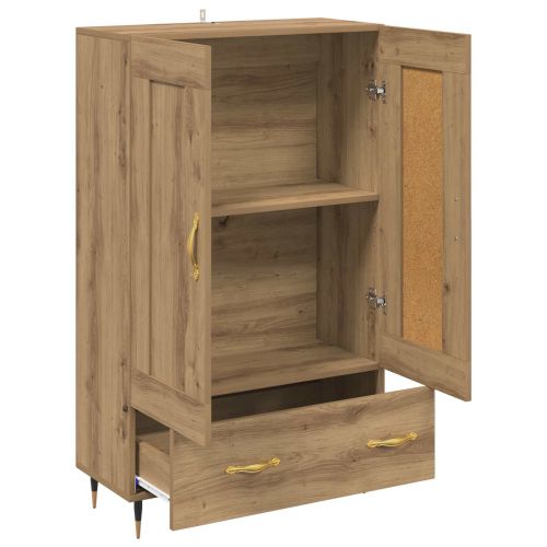 Висок шкаф Дъб 69,5 x 31 x 115 см Инженерна дървесина