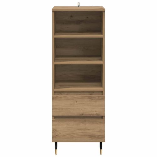 Висок шкаф с чекмедже Дъб 40 x 36 x 110 см Инженерно дърво
