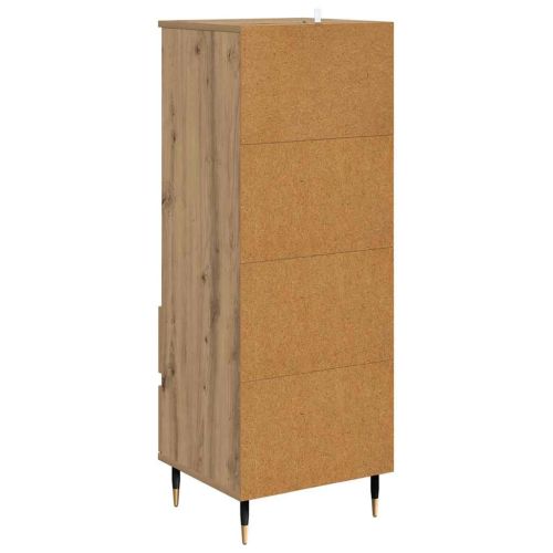 Висок шкаф с чекмедже Дъб 40 x 36 x 110 см Инженерно дърво