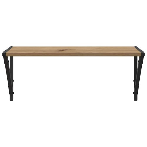 Стени за рафтове Монтиране на стена 2 бр. Дъб 60 x 25 x 25,5 cm
