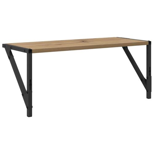 Стени за рафтове Монтиране на стена 2 бр. Дъб 60 x 25 x 25,5 cm