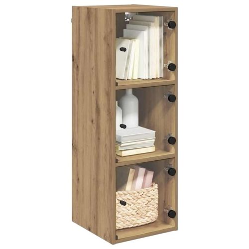 Стенен шкаф 35 x 37 x 102 см Инженерна дървесина Дъб