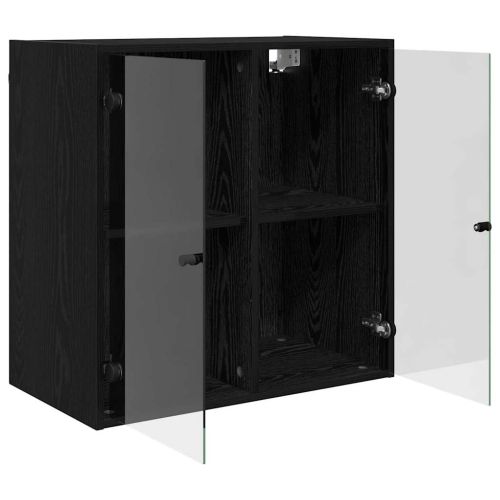 Стенен шкаф Черния дъб 68 x 37 x 68,5 см Инженерно дърво