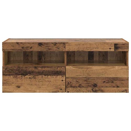 TV стенен шкаф Старо дърво 100 x 30 x 40 см Инженерно дърво