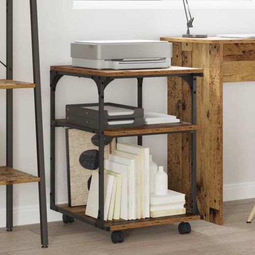 Стойка за принтер Старо дърво 43 x 48 x 64 см Инженерно дърво