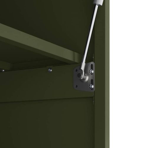 Стенен шкаф за гараж Маслиненозелен 80 x 40 x 53 см