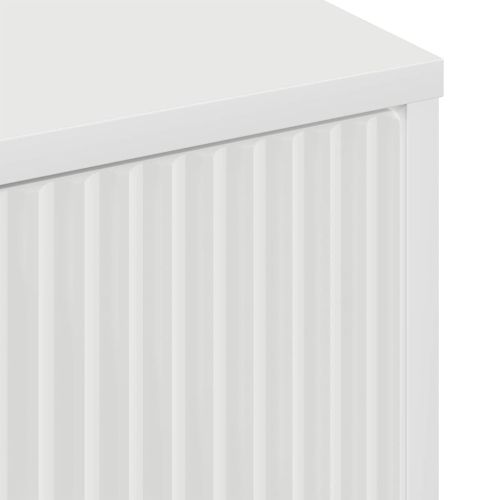 Масичка за кафе с чекмедже Бяло 90 x 49 x 46 см Инженерно дърво