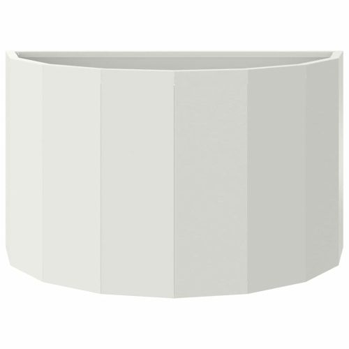 Кашпа Бяло 60 x 30 x 35 см Стомана