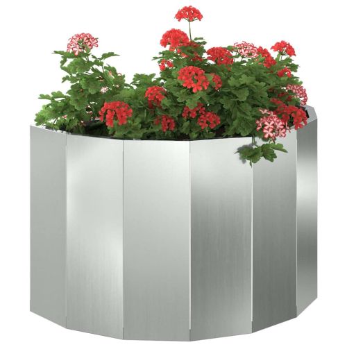 Кашпа Сребрист 60 x 30 x 35 см Галванизирана стомана