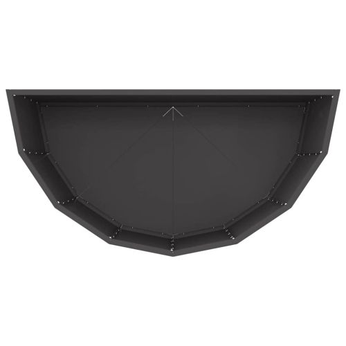 Кашпа Черно 90 x 45 x 50 см Стомана