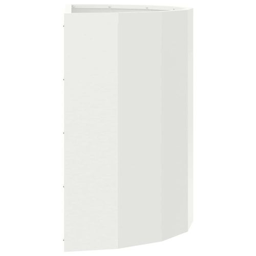 Кашпа Бяло 60 x 30 x 50 см Стомана