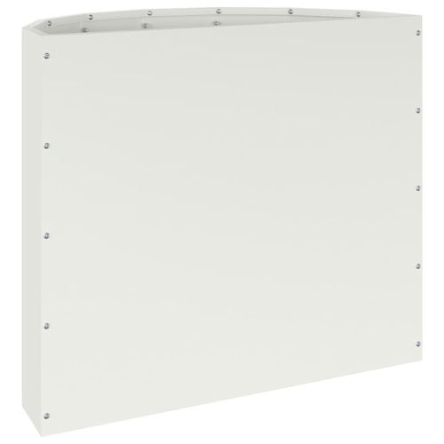 Кашпа Бяло 60 x 30 x 50 см Стомана
