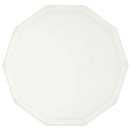 Кашпа Бяло 120 x 120 x 35 см Стомана