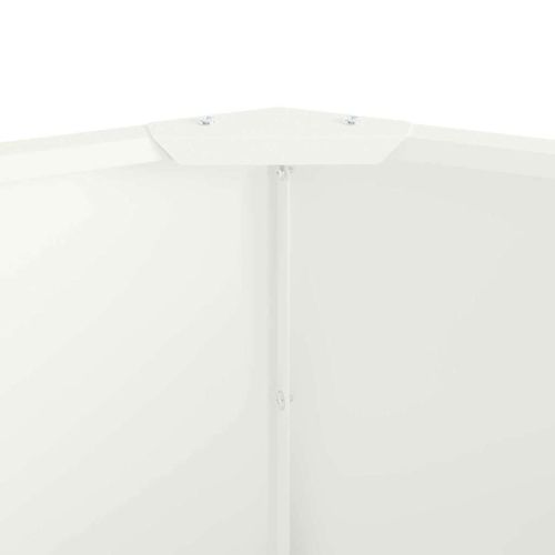 Кашпа Бяло 120 x 120 x 35 см Стомана