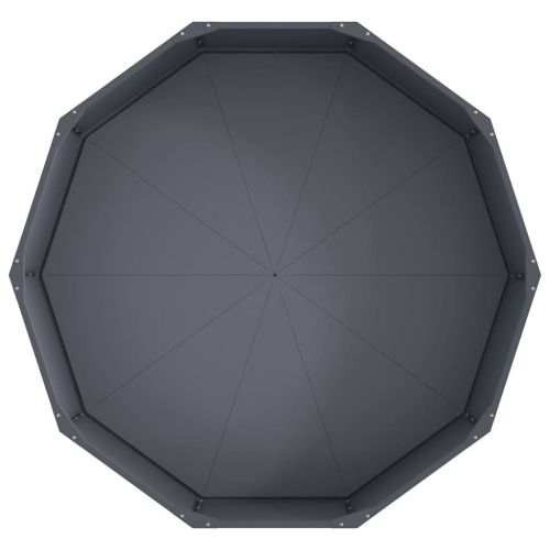 Кашпа Антрацит 120 x 120 x 35 см Стомана